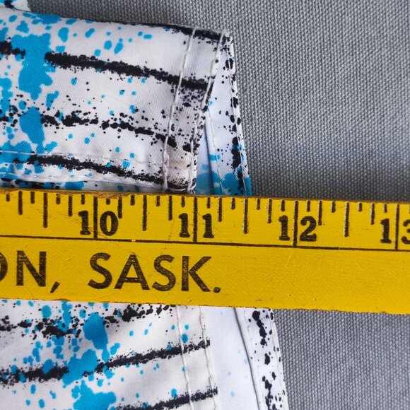 Quiksilver board short men's size 29 white blue black graphic design - Picture 13 of 13